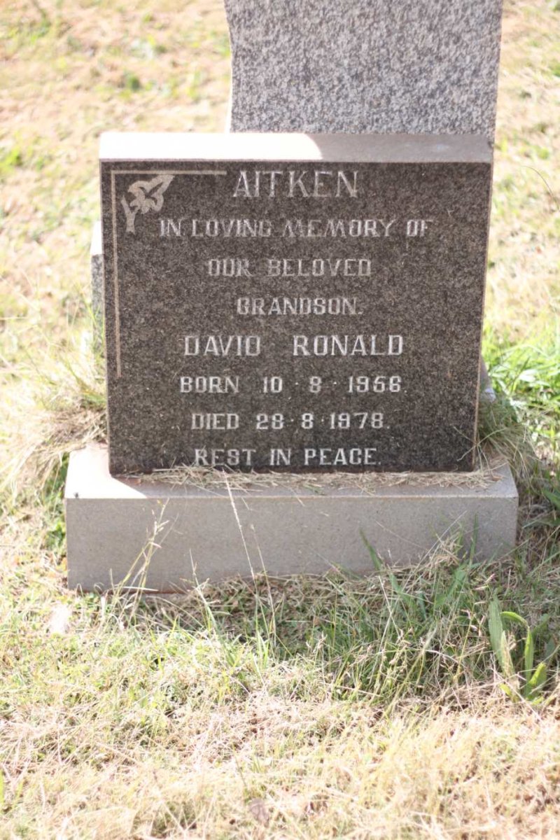 AITKIN David Ronald 1956-1978