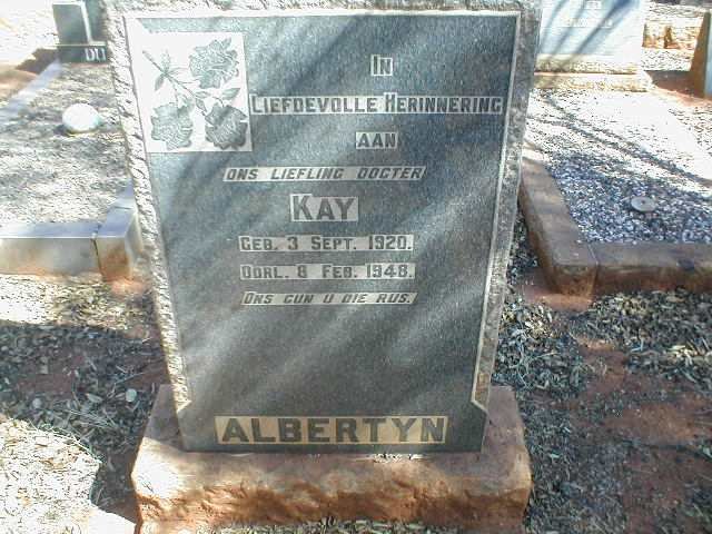 ALBERTYN Kay 1920-1948