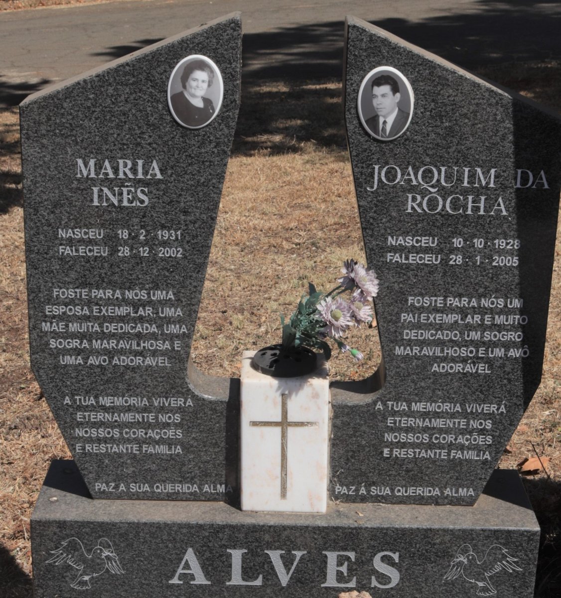 ALVES Joaquim da Rocha 1928-2005 &amp; Maria INES 1931-2002