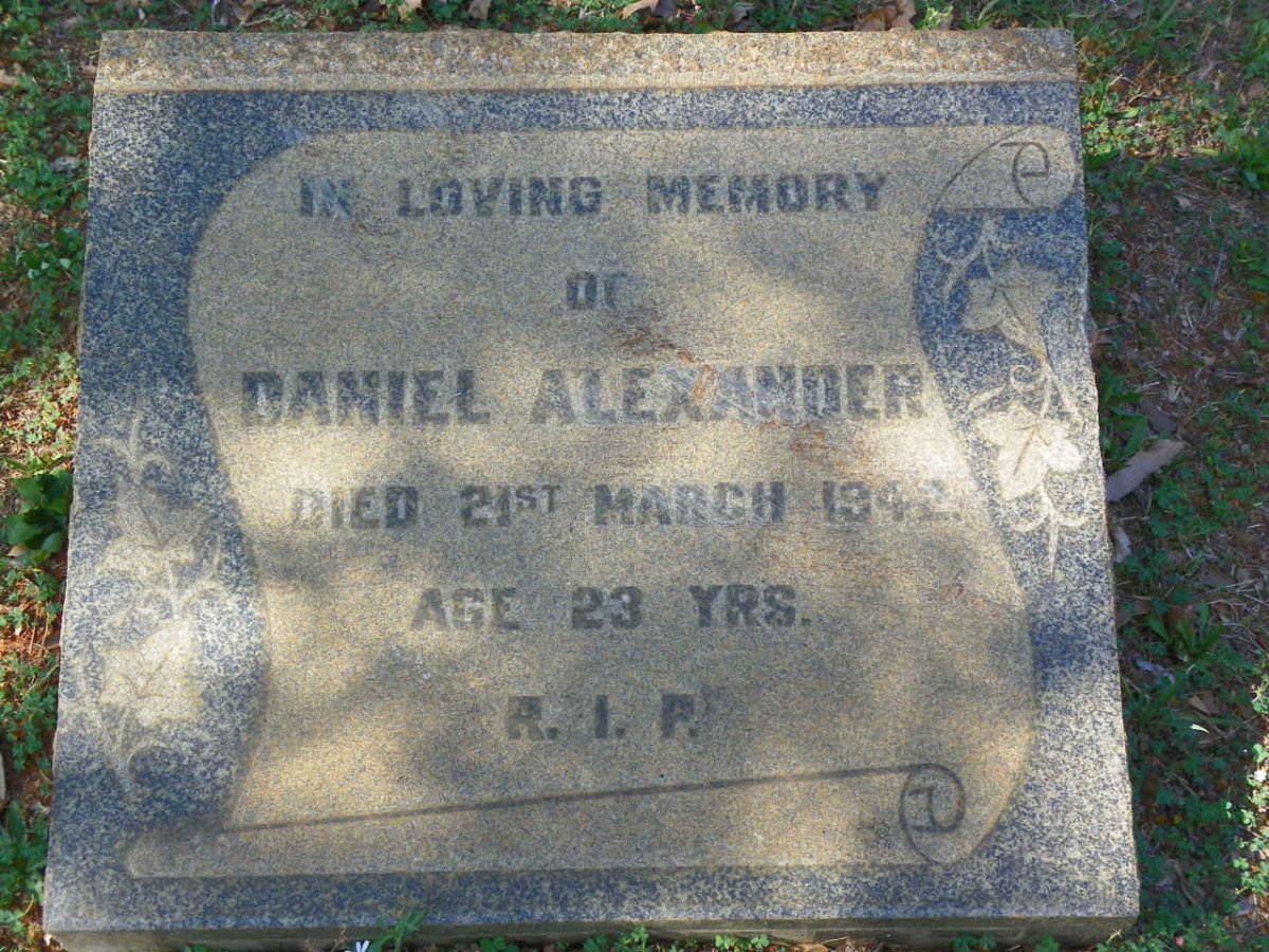 ALEXANDER Daniel -1942