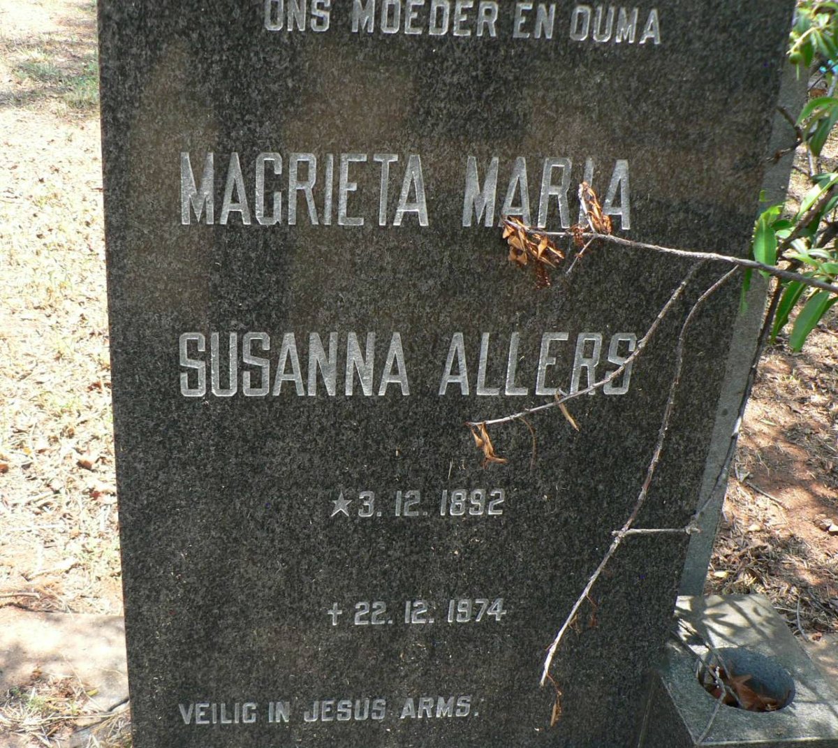ALLERS Magrieta Maria Susanna 1892-1974