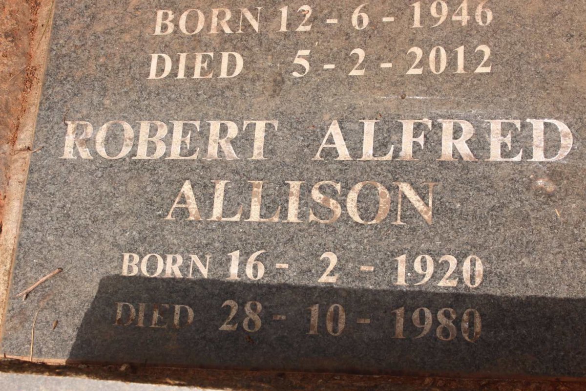 ALLISON Mary Agnes 1889-1949 :: ALLISON Thomas James 1916-2011