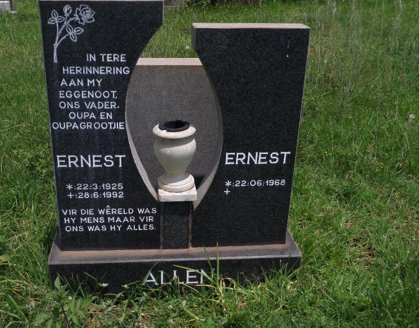 ALLEN Ernest 1925-1992 :: ALLEN Ernest 1968-