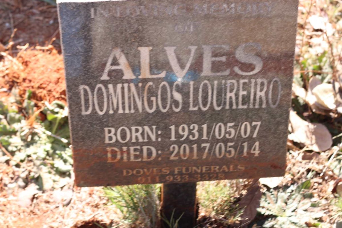 ALVES Domingos Loureiro 1931-2017