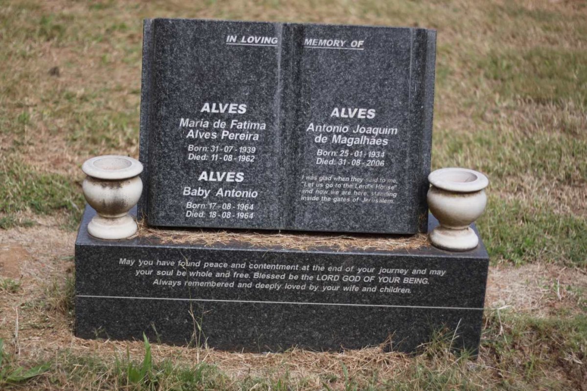 ALVES Antonio Joaquim de Magalhaes 1934-2006 &amp; Maria de Fatima Alves Pereira 1939-1962 :: ALVES Antonio 1964-1964