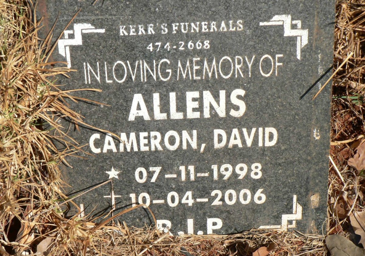 ALLENS Cameron David 1998-2006