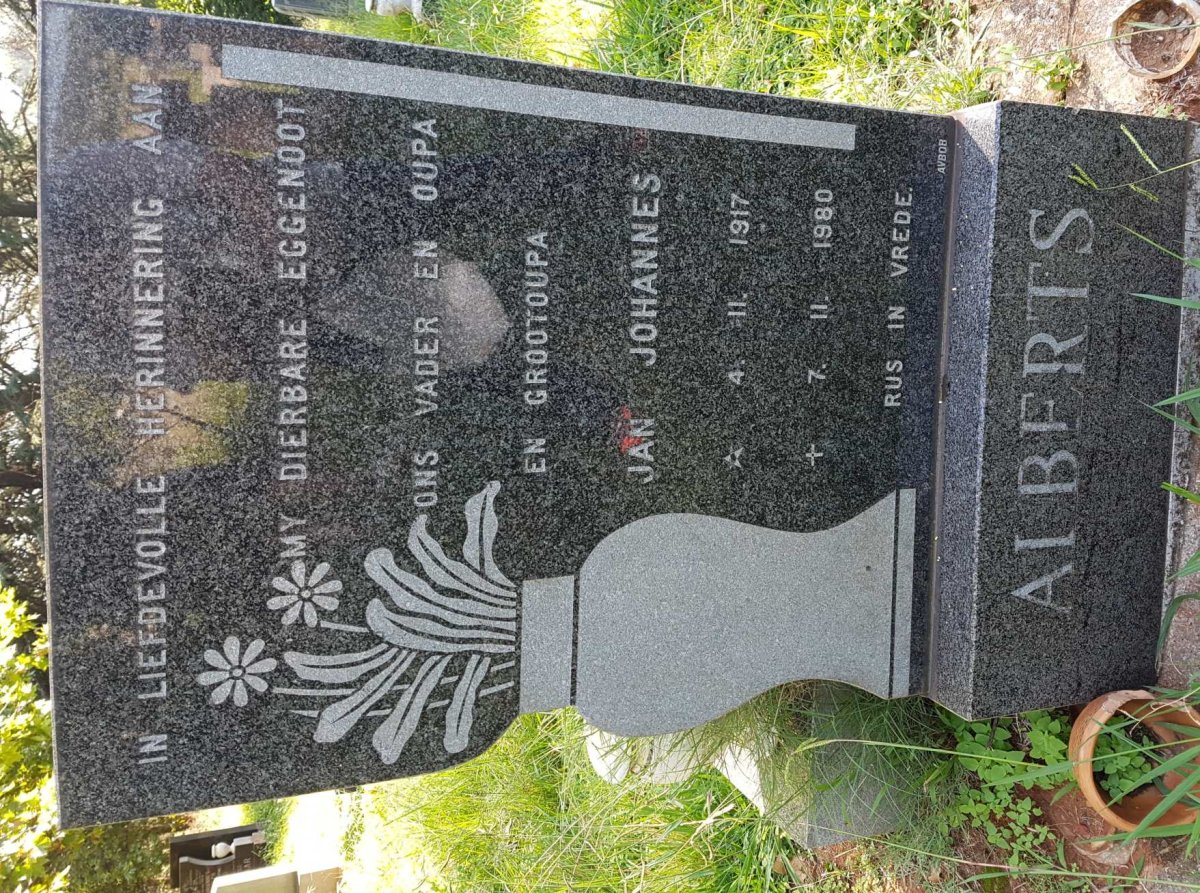 ALBERTS Jan Johannes 1917-1980