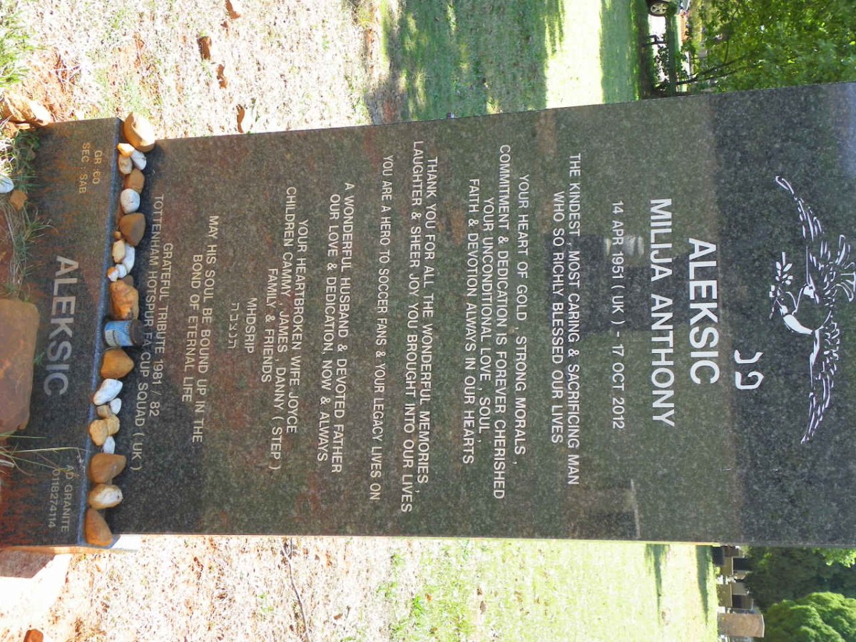 ALEKSIC Milija Anthony 1951-2012