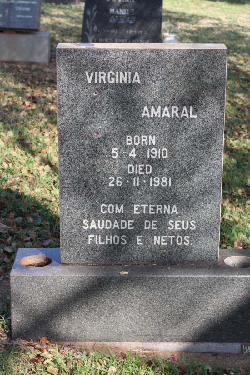 AMARAL Virginia 1910-1981