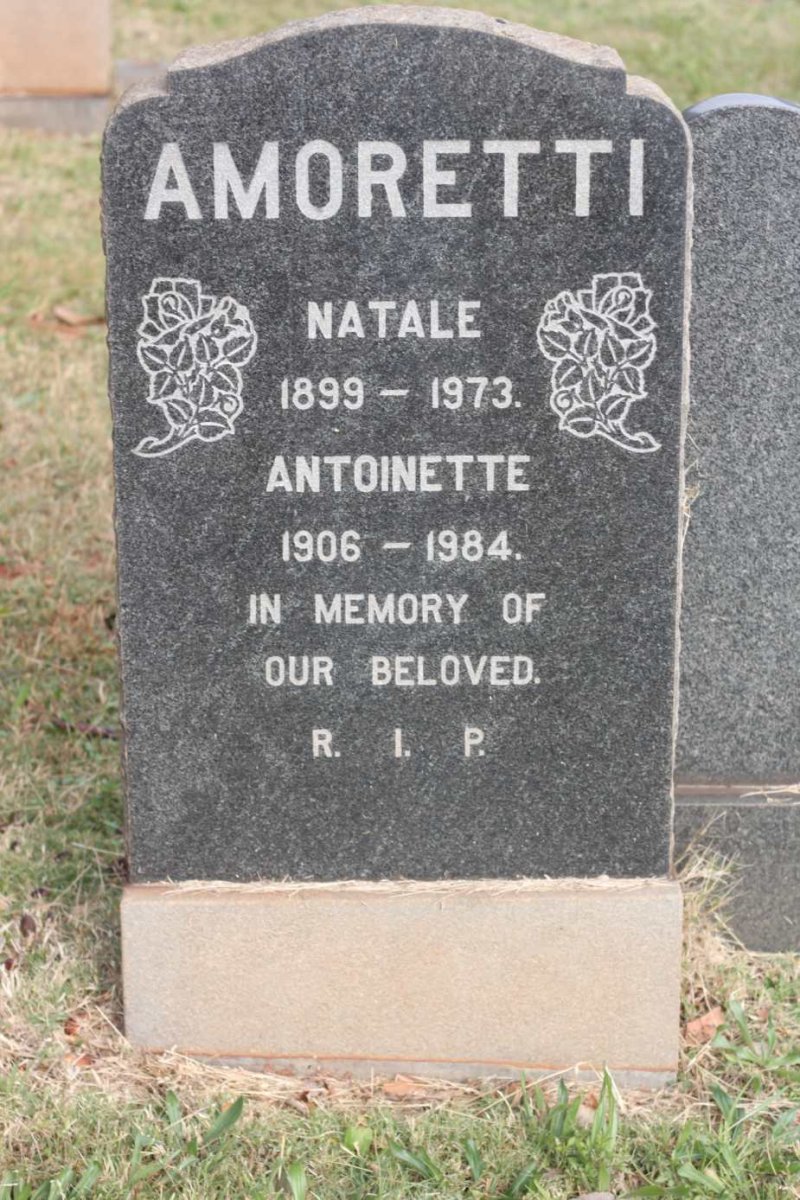 AMORETTI Natale 1899-1973 &amp; Antoinette 1906-1984