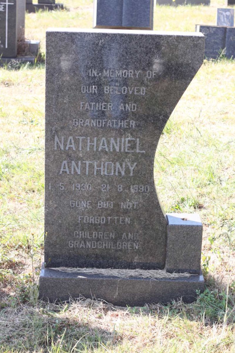 ANTHONY Nathaniel 1930-1990