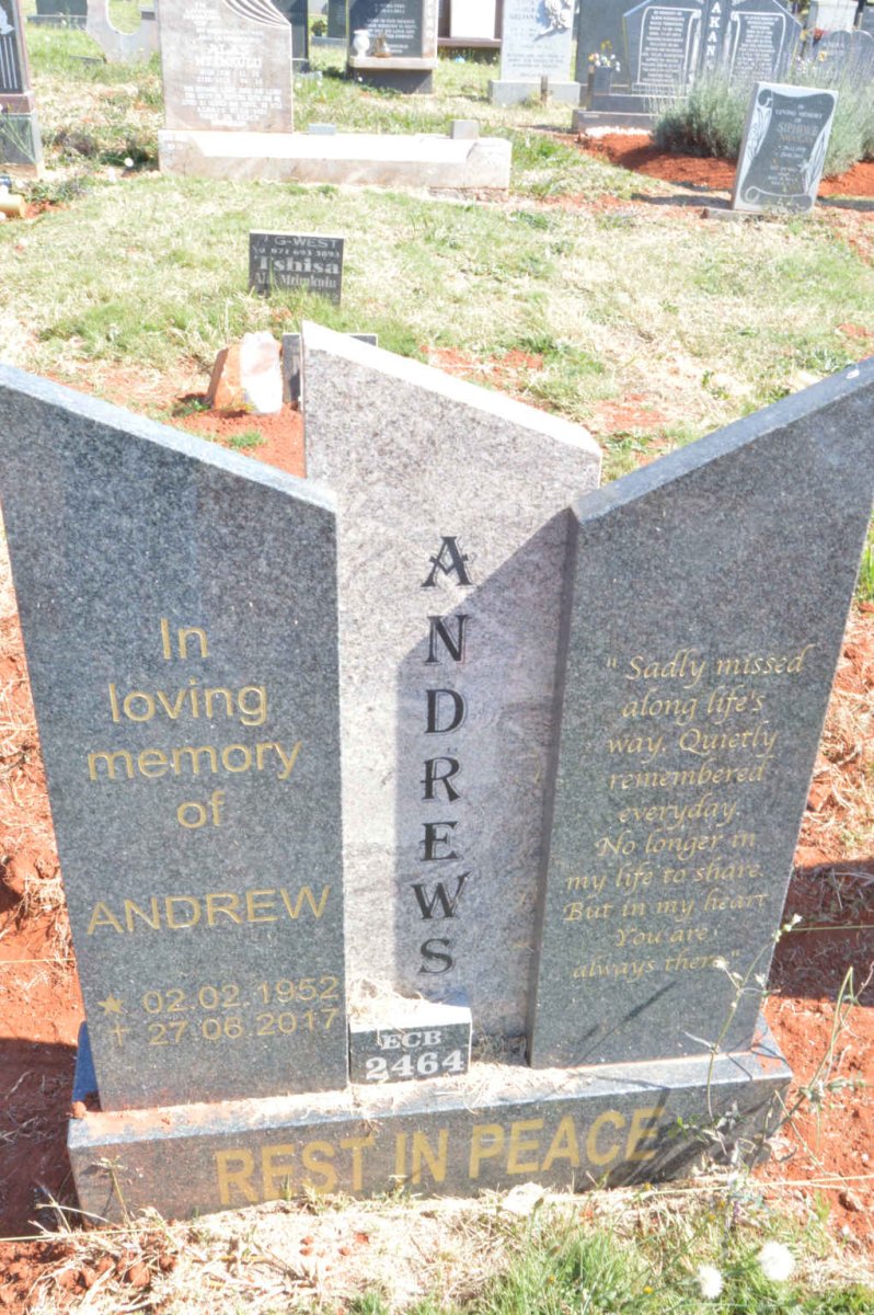 ANDREWS Andrew 1952-2017