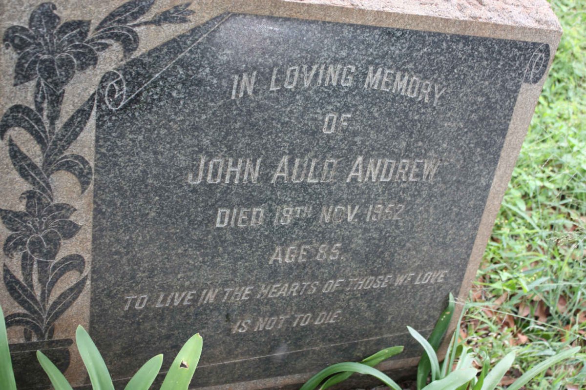 ANDREW John Auld -1952