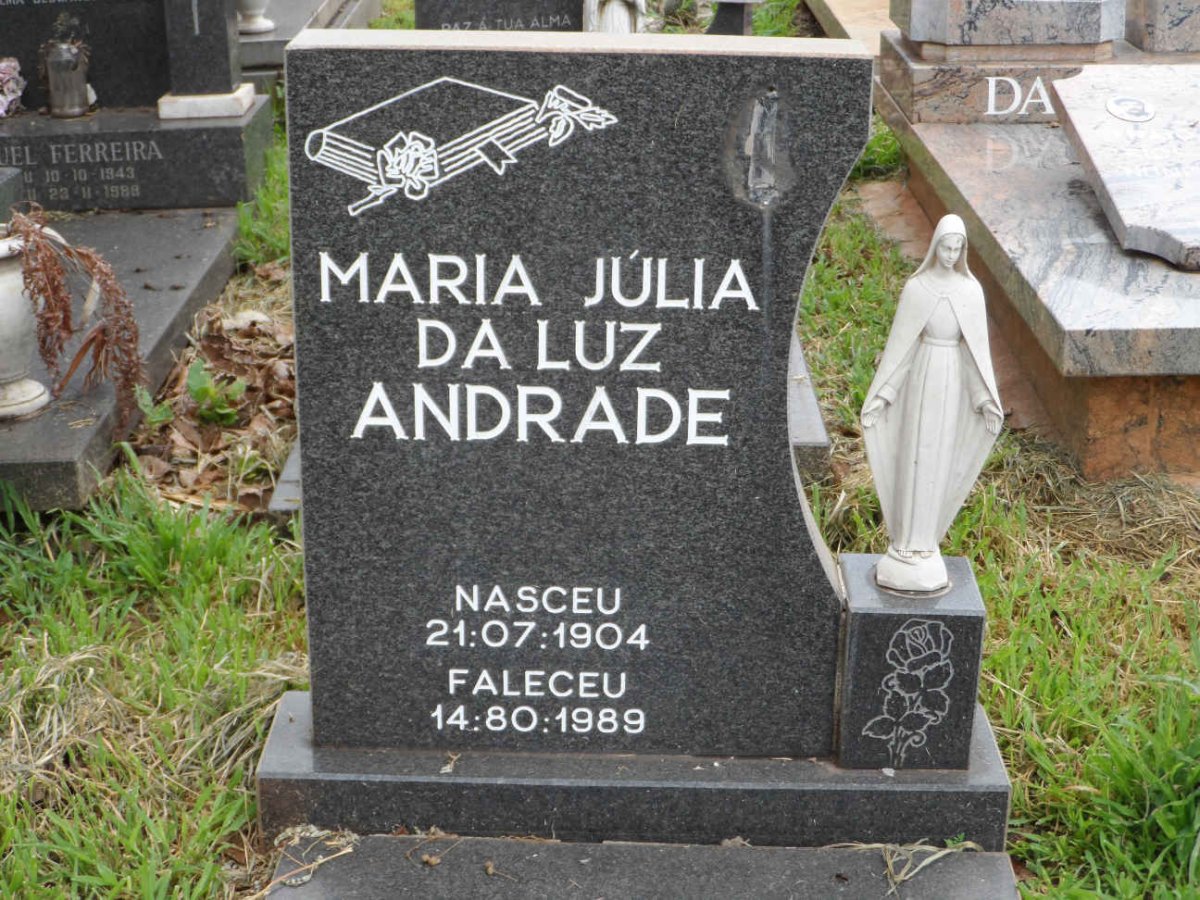 ANDRADE Maria Julia, da Luz 1904-1989