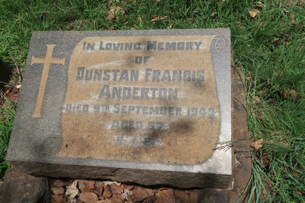 ANDERTON Dunstan Francis -1943