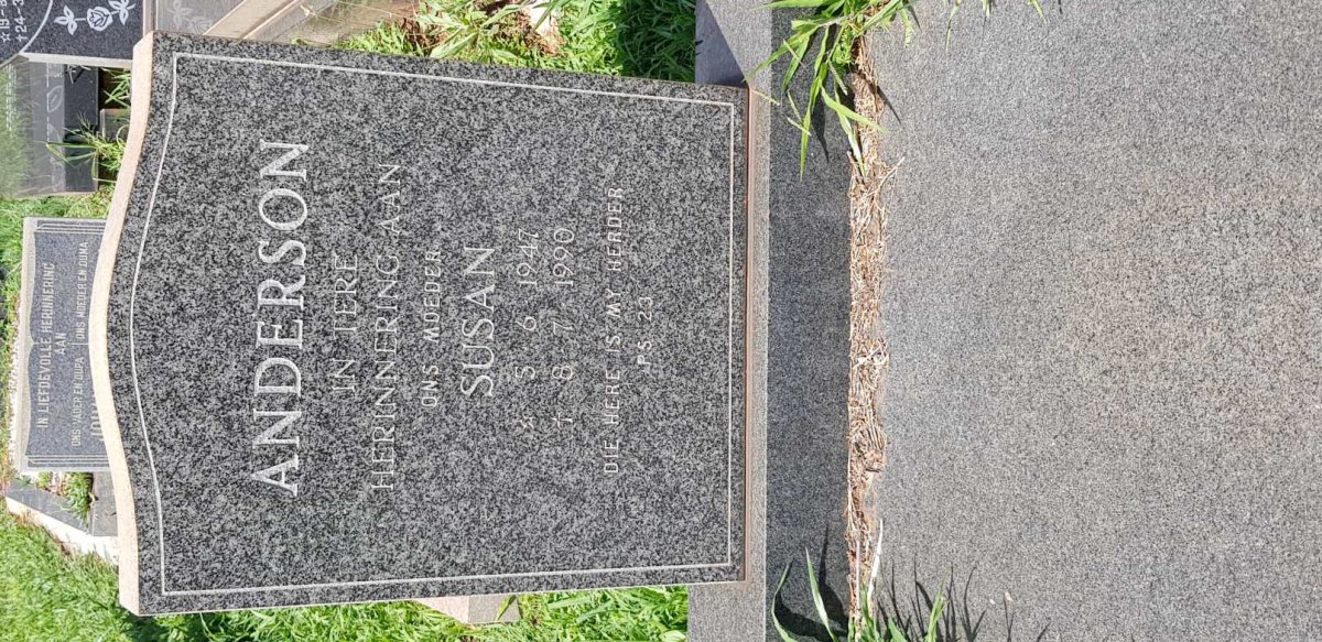 ANDERSON Susan 1947-1990