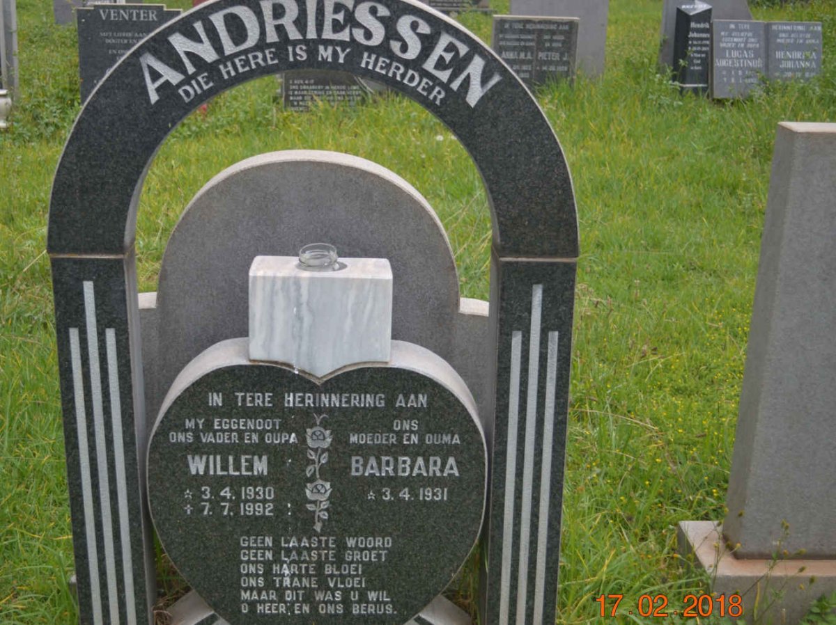 ANDRIESSEN Willem 1930-1992 &amp; Barbara 1931-