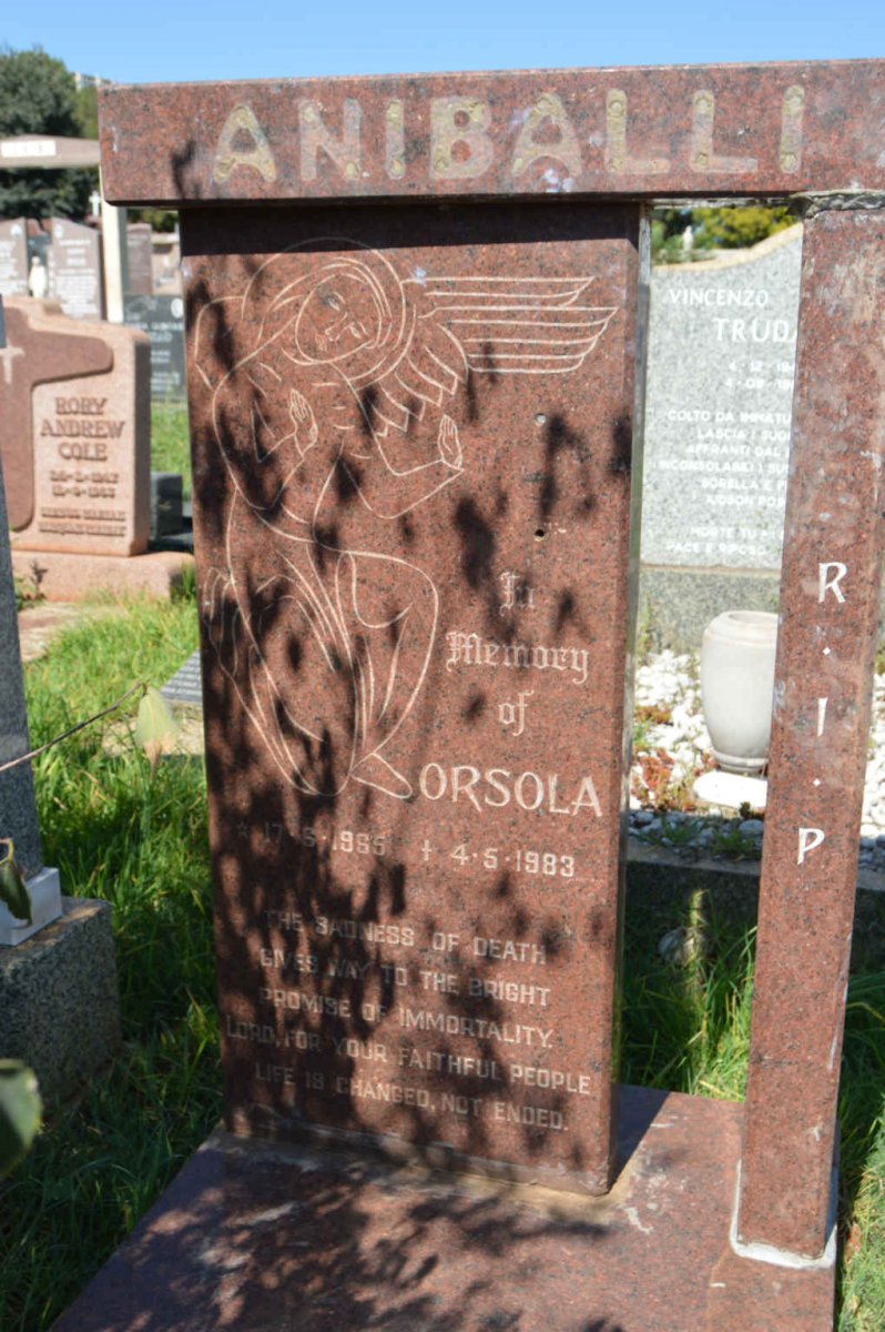 ANIBALLI Orsola 1965-1983