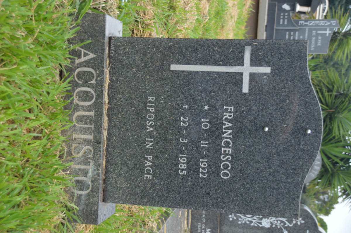 ACQUISTO Francesco 1922-1985