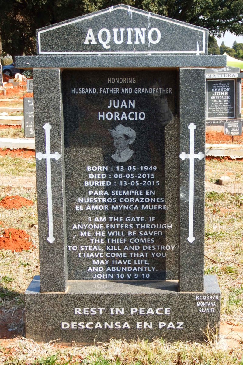 AQUINO Juan Horacio 1949-2015