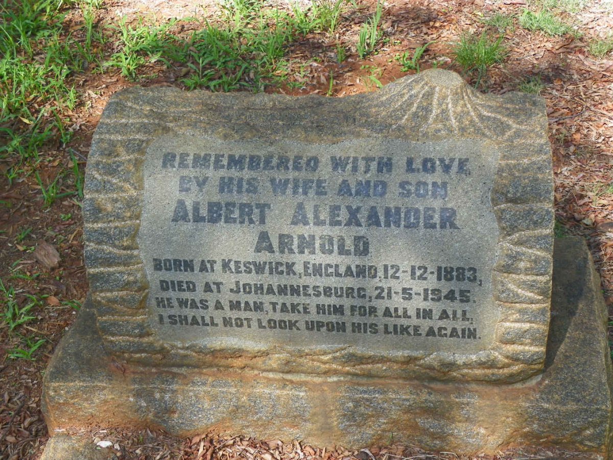 ARNOLD Albert Alexander 1883-1945