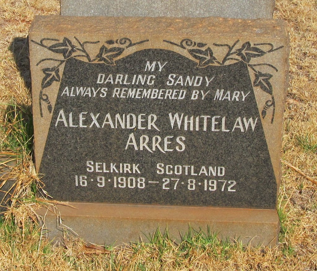 ARRES Alexander Whitelaw 1908-1972