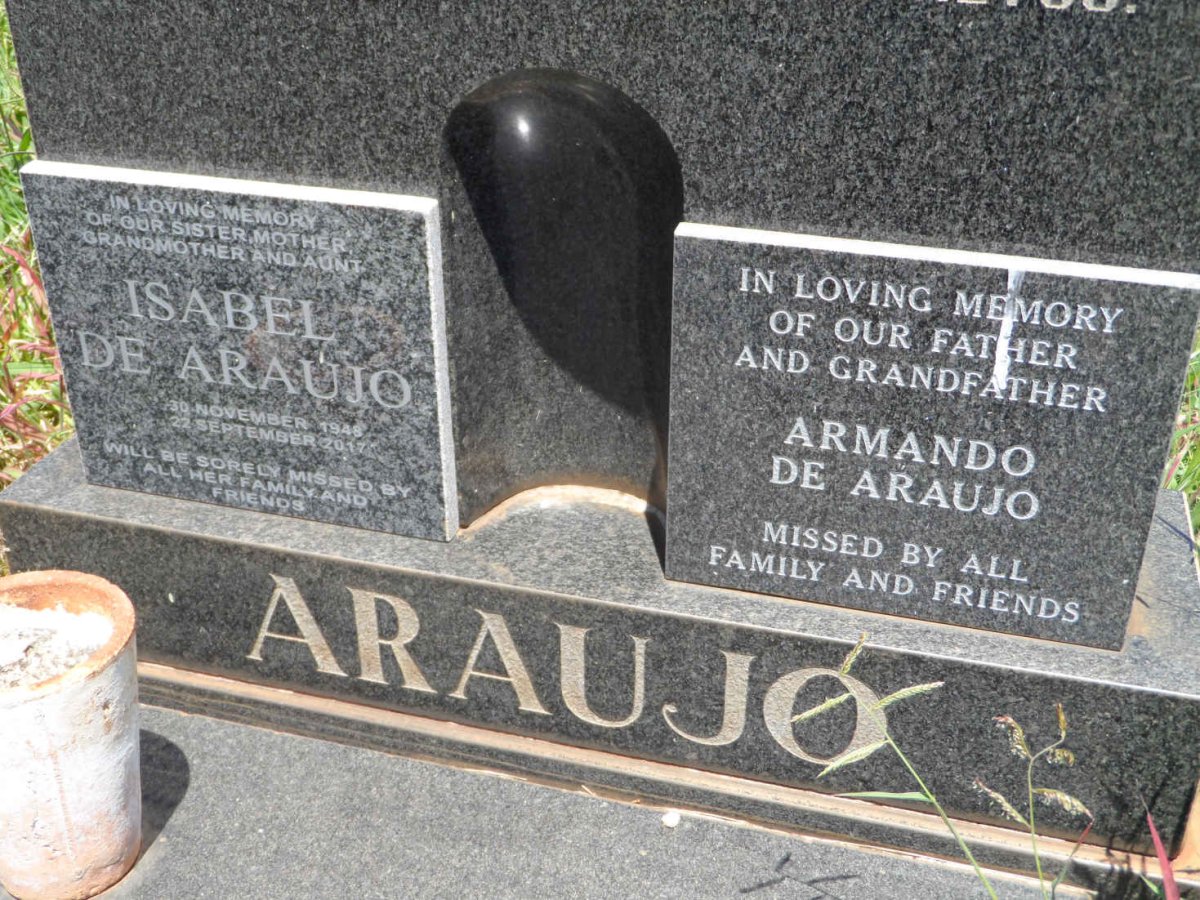 ARAUJO Armando :: ARAUJO Camila M. nee DE CASTRO 1925-1976
