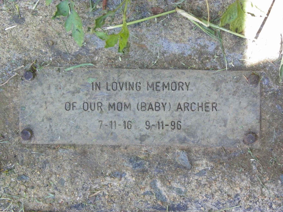 ARCHER John W. 1914-1983 &amp; Baby 1916-1996 :: ARCHER Dean Herbert 1975-1979