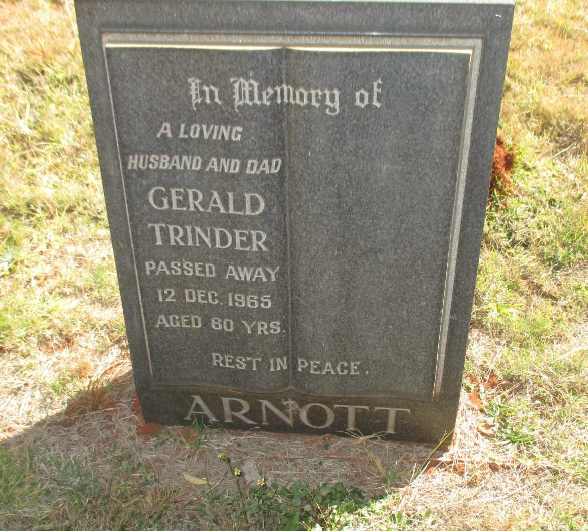 ARNOTT Gerald Trinder -1965