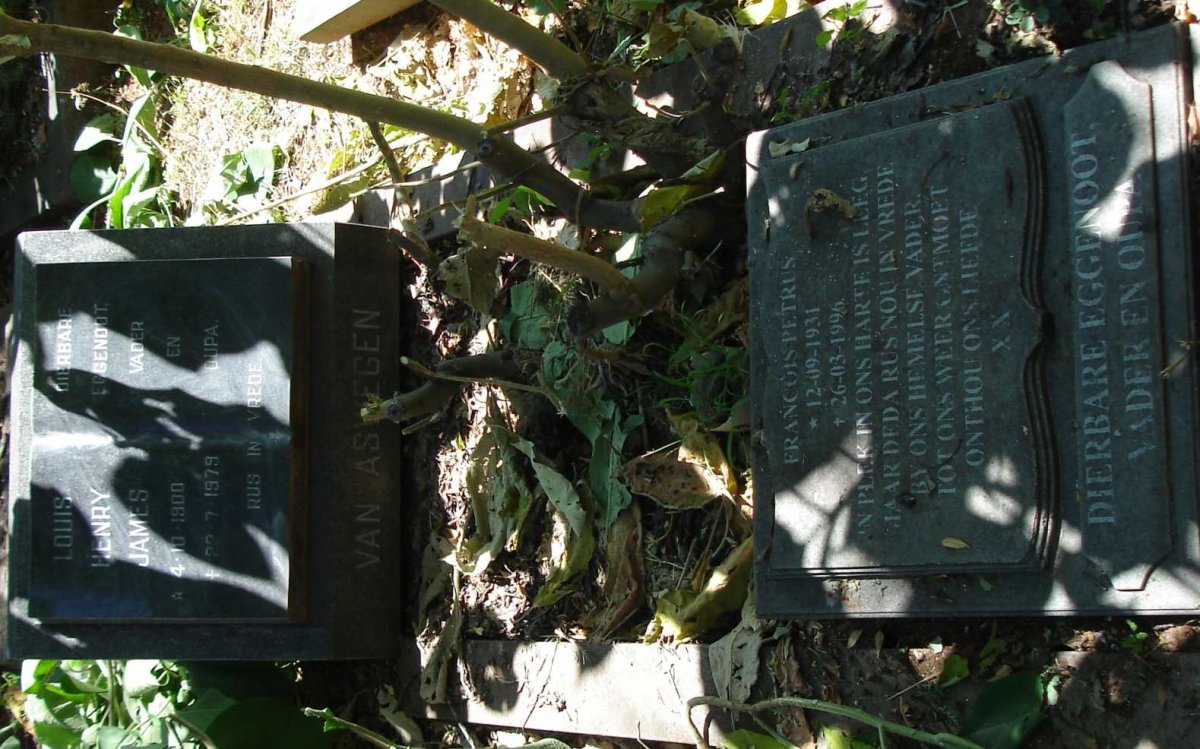 ASWEGEN Louis Henry James, van 1900-1979 :: VAN ASWEGEN Francois Petrus 1931-1996