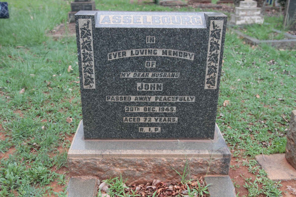 ASSELBOURG John -1949