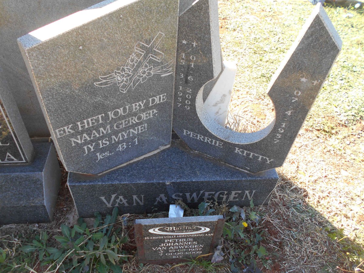 ASWEGEN Petrus Johannes, van 1957-2009 &amp; Kitty 1957-
