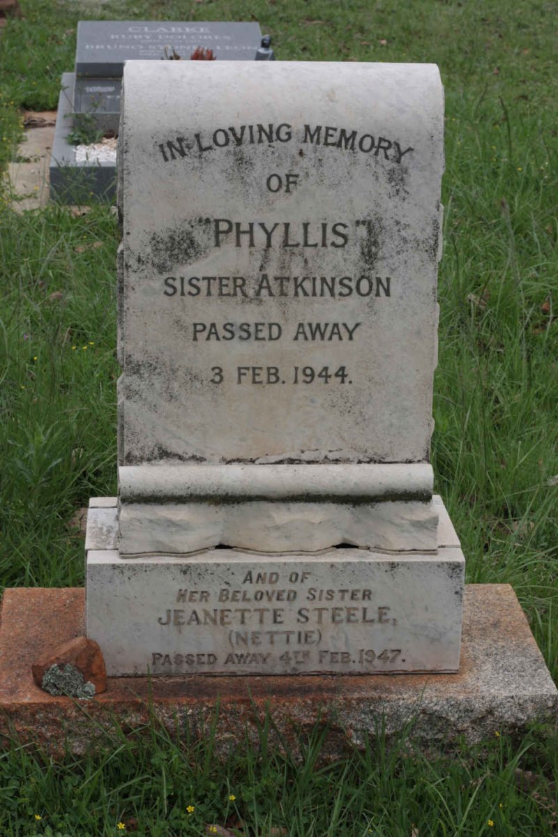 ATKINSON Phyllis -1944 :: STEELE Jeanette -1947