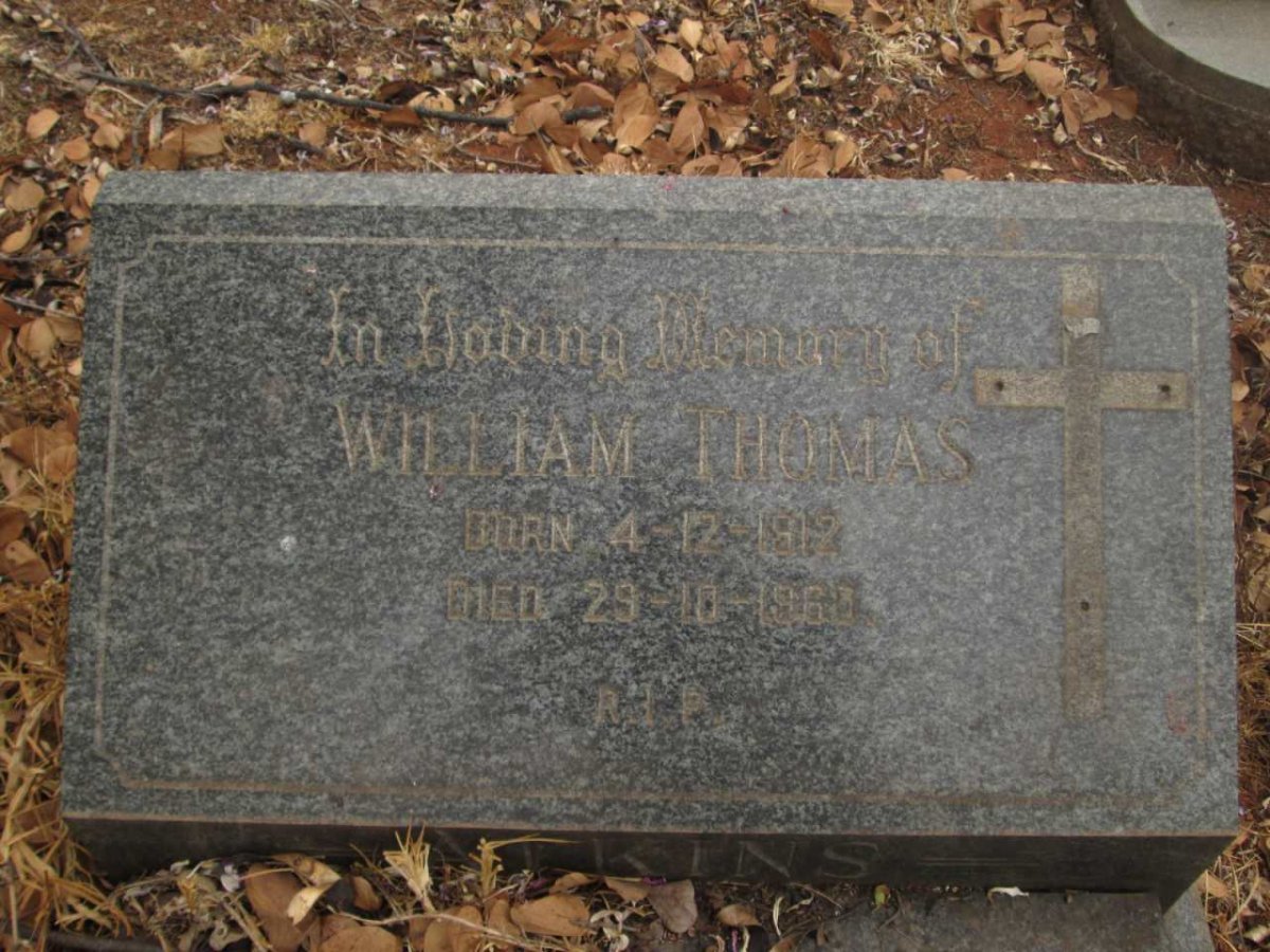 ATKINS William Thomas 1912-1960