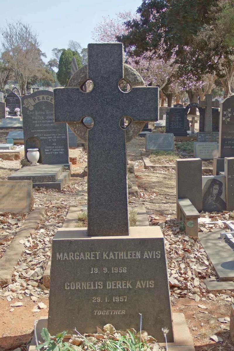 AVIS Cornelis Derek -1957 &amp; Margaret Kathleen -1956