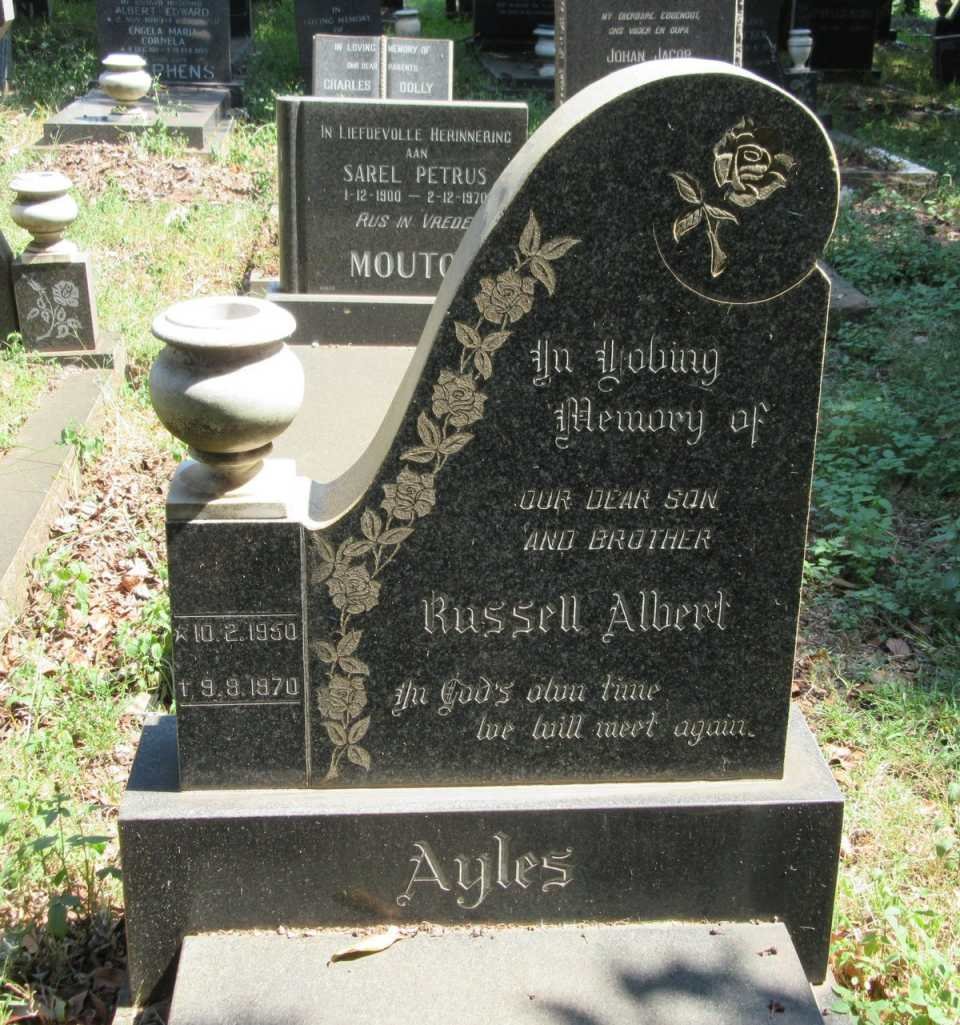 AYLES Russel Albert 1950-1970