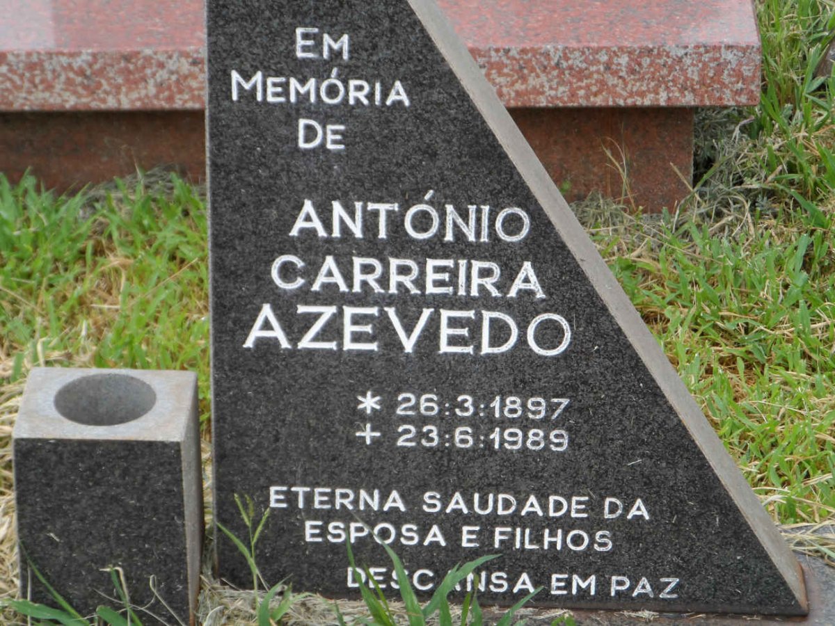 AZEVEDO Antònio Carreira 1897-1989
