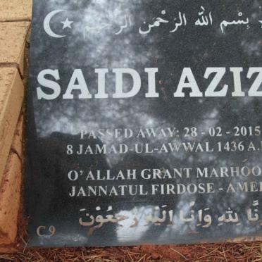 AZIZA Saidi -2015