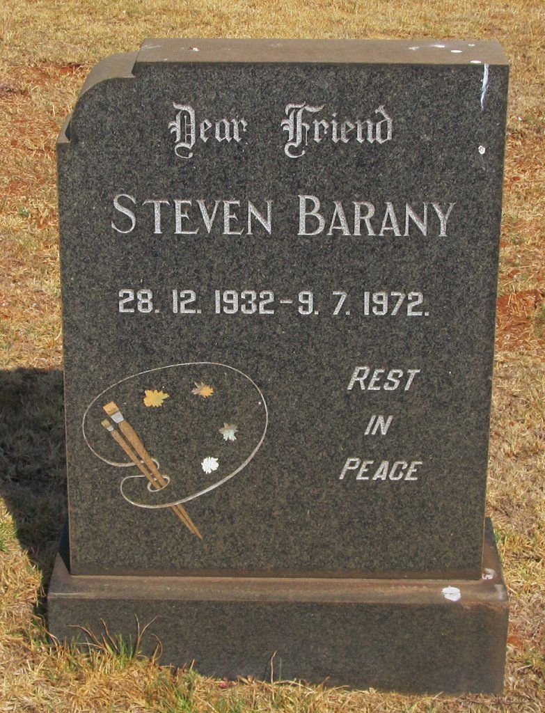 BARANY Steven 1932-1972