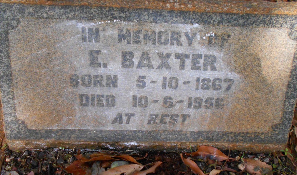 BAXTER E. 1867-1956