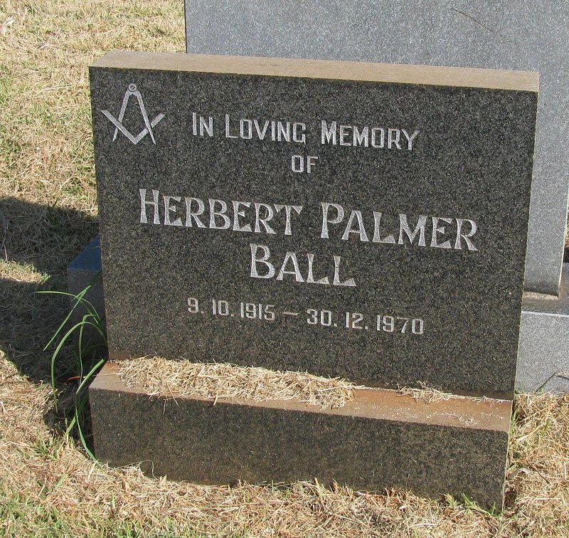 BALL Herbert Palmer 1915-1970