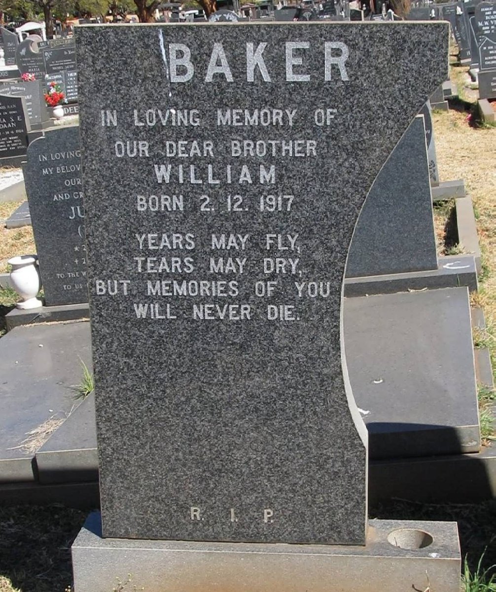 BAKER William 1917-