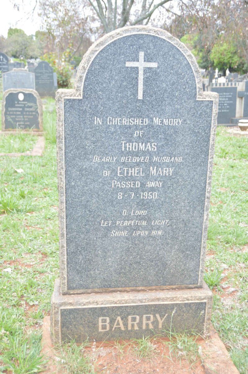 BARRY Thomas -1950