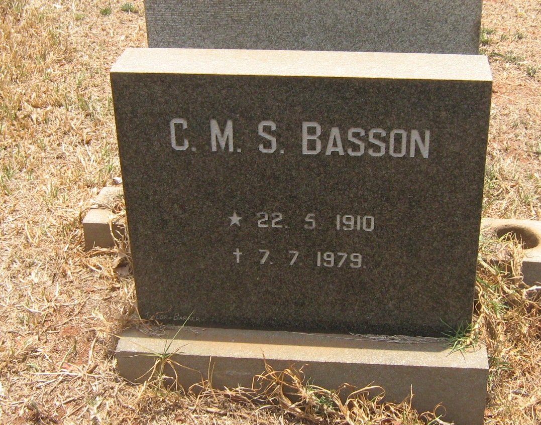 BASSON C.M.S. 1910-1979