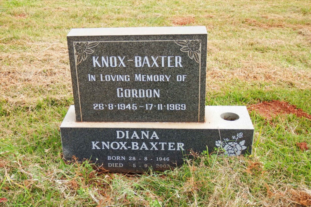 BAXTER Gordon, KNOX 1945-1969 &amp; Diana 1946-2007
