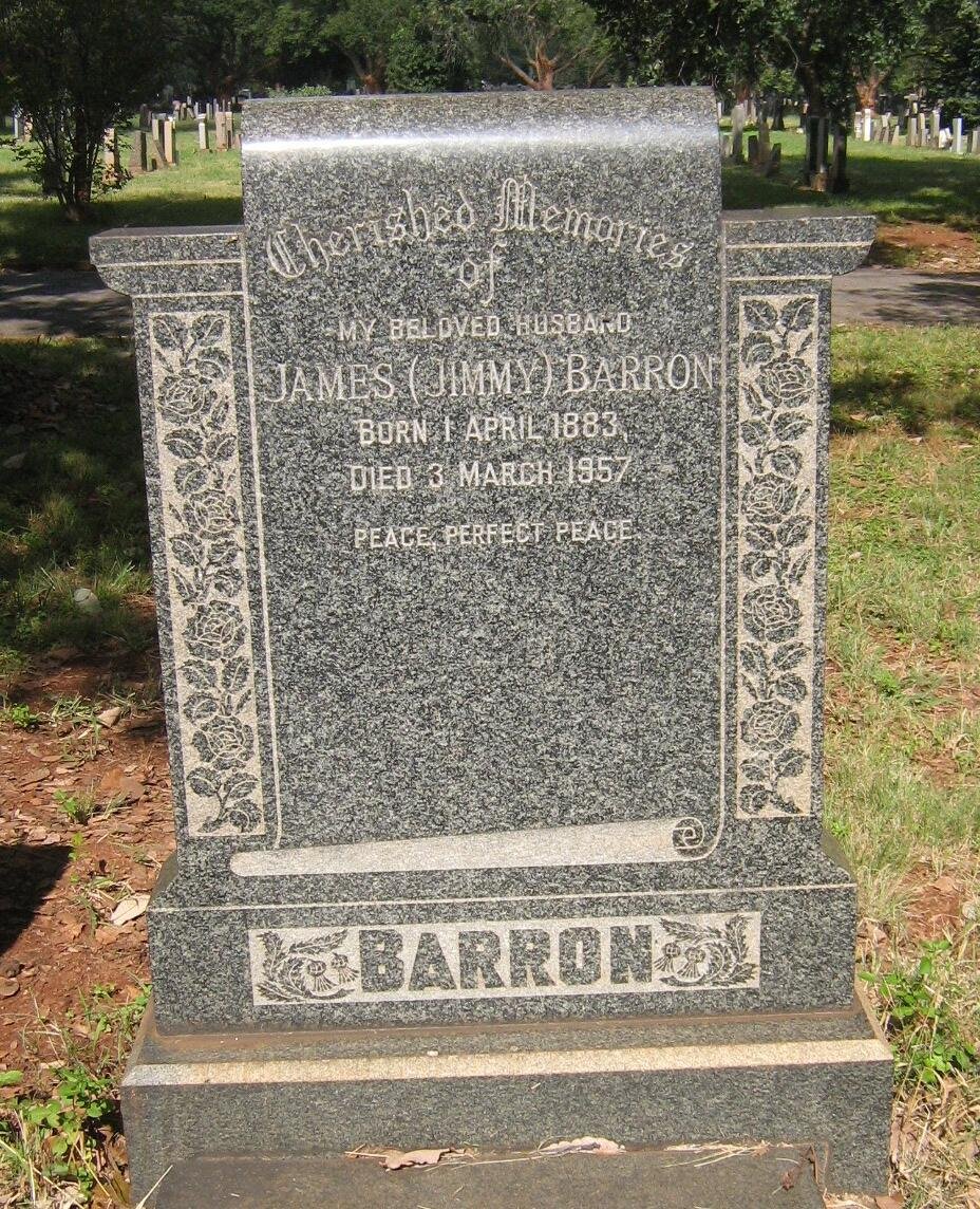 BARRON James 1883-1957