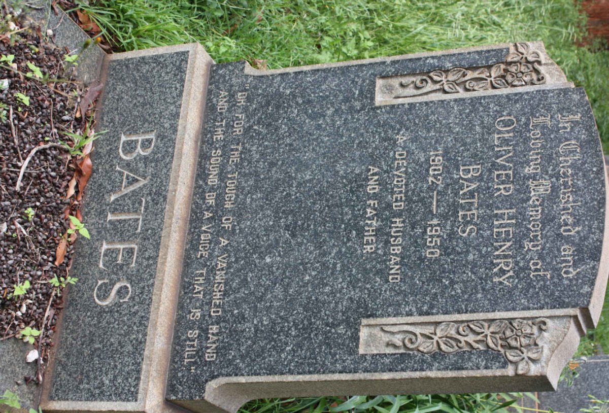 BATES Oliver Henry 1902-1950