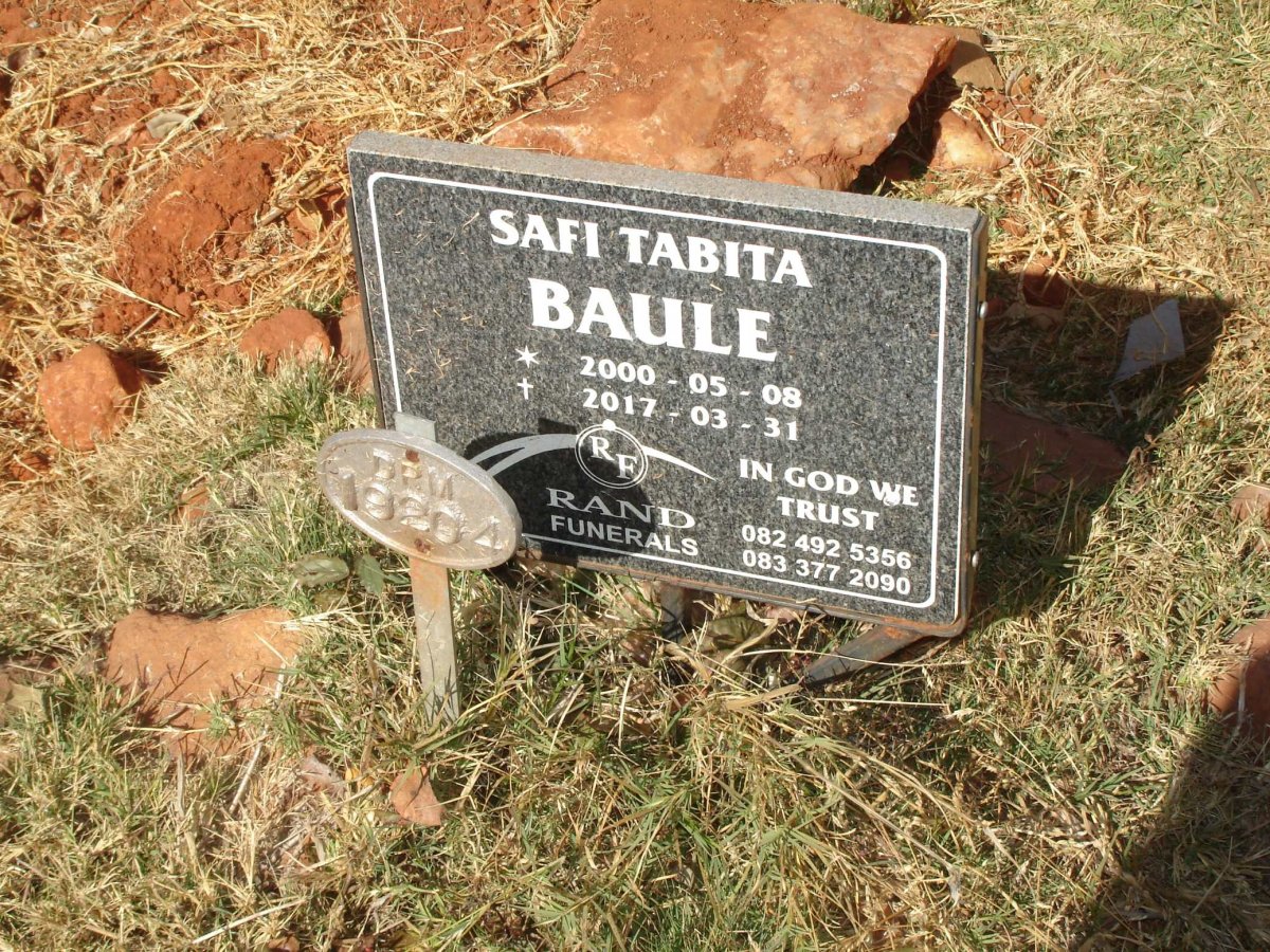BAULE Safi Tabita 2000-2017
