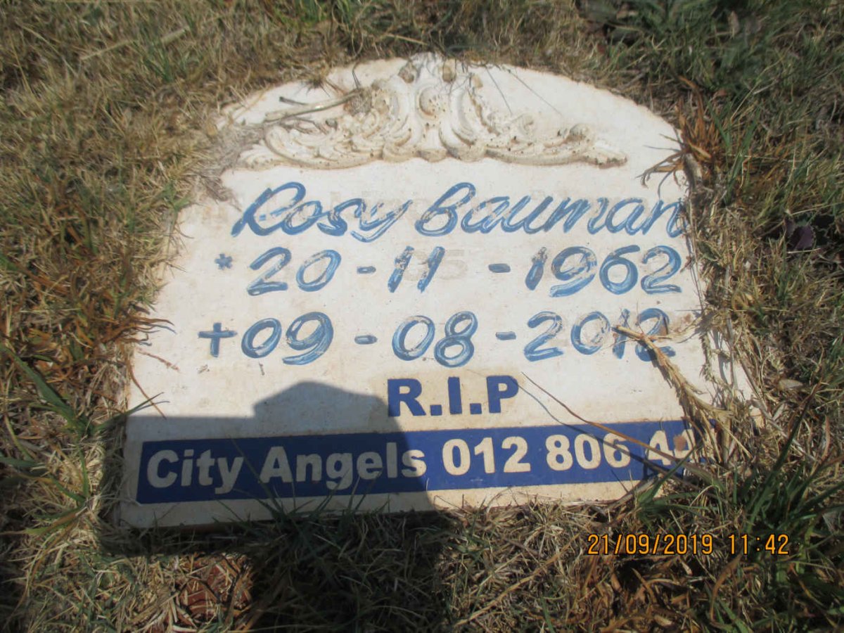 BAUMAN Rosy 1962-2012
