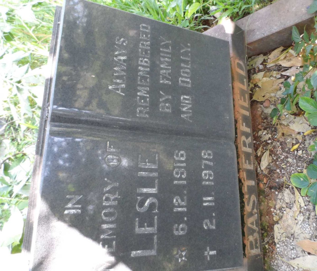 BASTERFIELD Leslie 1916-1978